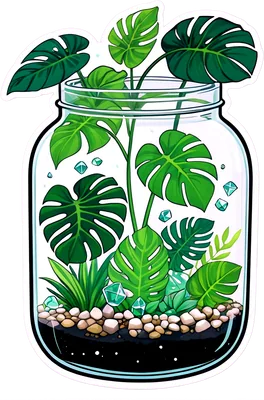 Terrarium Silhouette Terrarium Silhouette